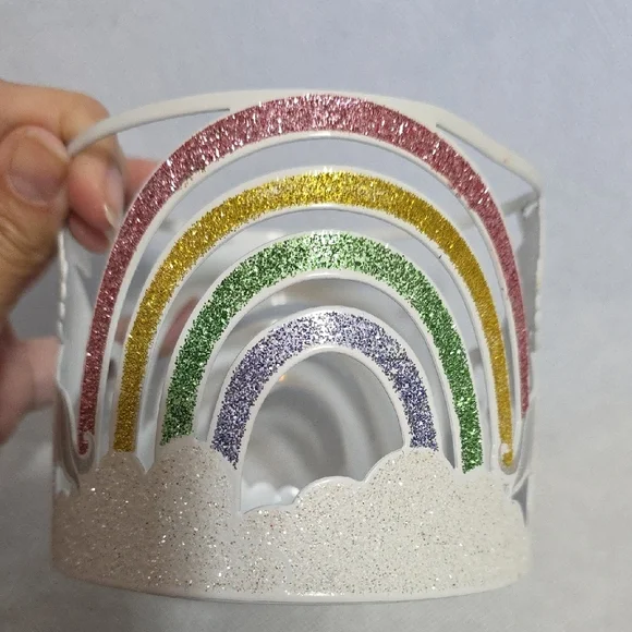Bath & Body Works Glitter Rainbow Unicorn Candle Holder - Picture 9 of 10